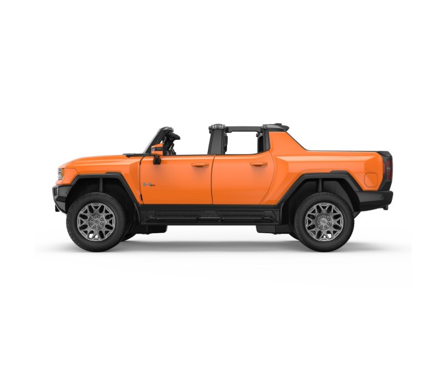 Masina cu telecomanda gmc hummer ev portocaliu scara 1 la 16 Masina cu telecomanda gmc hummer ev portocaliu scara 1 la 16