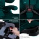 Scaun auto kinderkraft fix2go 76-150 cm, green Scaun auto kinderkraft fix2go 76-150 cm, green