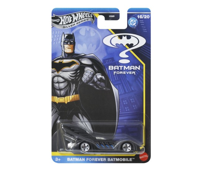 Hot wheels masina metalica tematica batman forever batmobile scara 1 la 64 Hot wheels masina metalica tematica batman forever batmobile scara 1 la 64