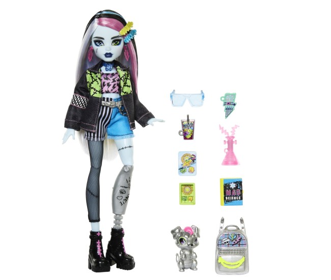 Monster high papusa frankie stein si animalut watzie Monster high papusa frankie stein si animalut watzie