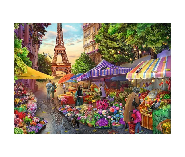 Puzzle trefl 1000 premium plus tea time piata de flori Puzzle trefl 1000 premium plus tea time piata de flori