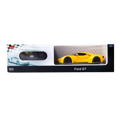 Masina cu telecomanda ford gt galben scara 1 la 24