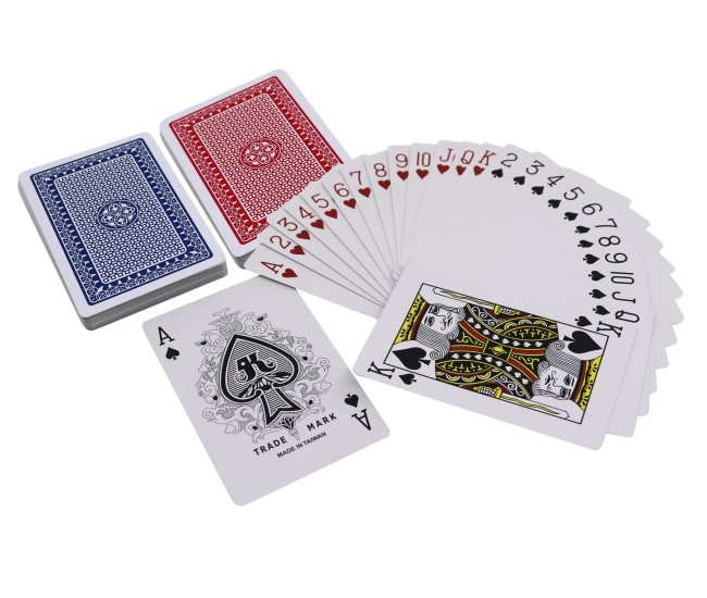 Set 2 pachete carti royal canasta poker din plastic Set 2 pachete carti royal canasta poker din plastic