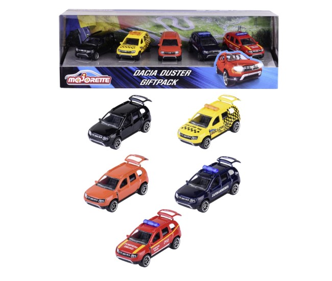 Majorette dacia duster set 5 masinute scara 1:64 Majorette dacia duster set 5 masinute scara 1:64