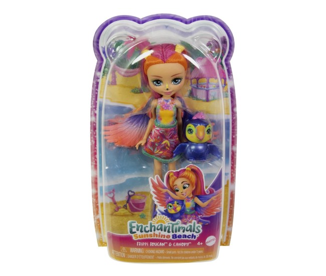 Enchantimals papusi si animalute trippi toucan si canopy Enchantimals papusi si animalute trippi toucan si canopy