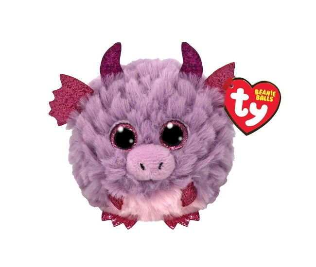 Plus ty 8cm beanie balls spark dragonul mov Plus ty 8cm beanie balls spark dragonul mov