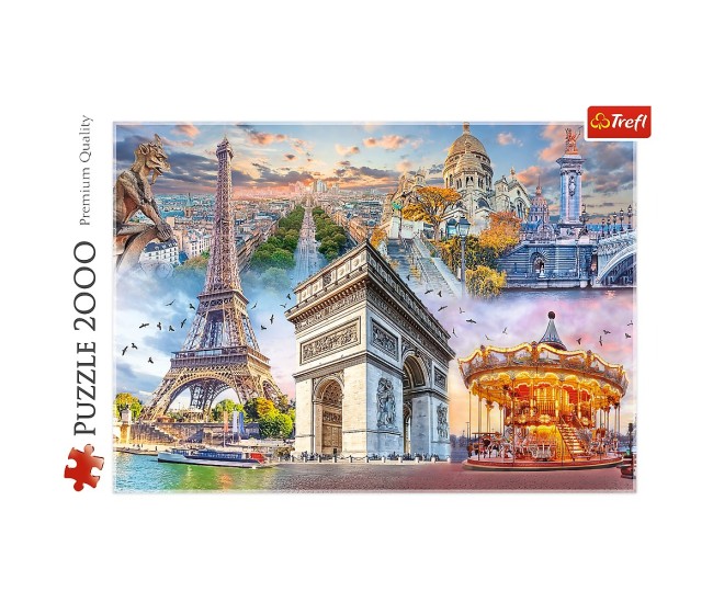 Puzzle trefl 2000 weekend in paris Puzzle trefl 2000 weekend in paris