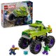 Lego super heroes hulk in vehicul de teren contra lui thanos 76312