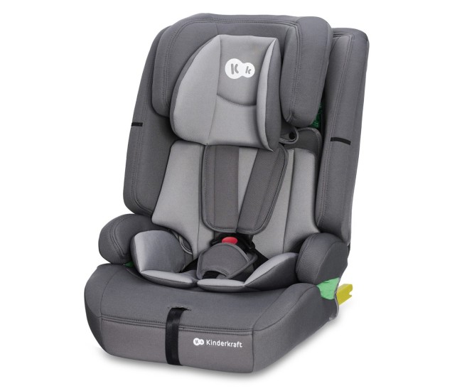 Scaun auto i-size, 76-150 cm, kinderkraft safety fix 2, grey Scaun auto i-size, 76-150 cm, kinderkraft safety fix 2, grey