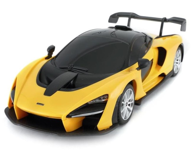 Masina cu telecomanda mclaren senna galben cu scara 1 la 24 Masina cu telecomanda mclaren senna galben cu scara 1 la 24