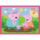Puzzle trefl 4in1 peppa pig iubeste aventurile Puzzle trefl 4in1 peppa pig iubeste aventurile