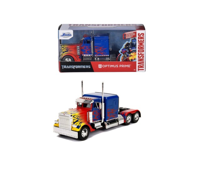 Jada transformers masinuta metalica optimus prime scara 1 la 32 Jada transformers masinuta metalica optimus prime scara 1 la 32