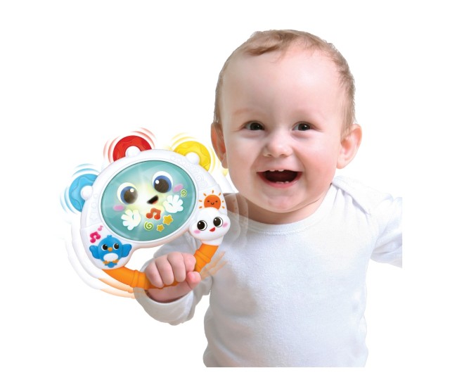 Winfun tamburina cu sunete si lumini Winfun tamburina cu sunete si lumini