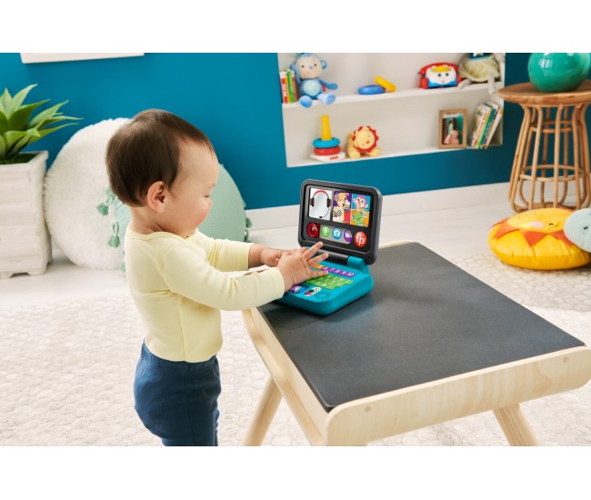 Fisher price laugh&learn laptop interactiv in limba romana Fisher price laugh&learn laptop interactiv in limba romana