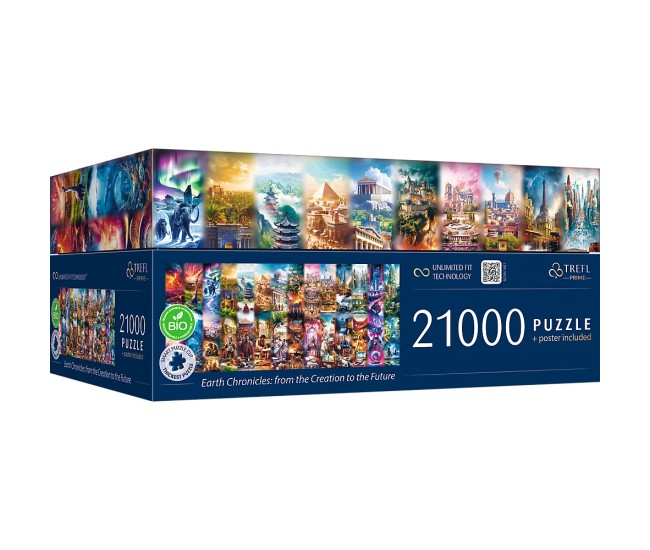 Puzzle trefl uft 21000 cronici pamantesti de la creatie la viitor Puzzle trefl uft 21000 cronici pamantesti de la creatie la viitor