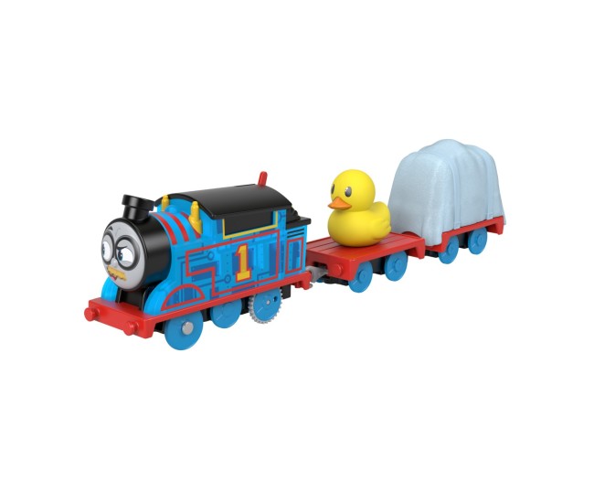 Thomas locomotiva motorizata thomas agent secret cu 2 vagoane