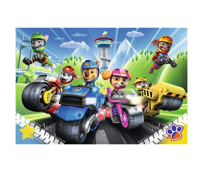 Puzzle trefl 100 piese patrula catelusilor catelusii pe motociclete Puzzle trefl 100 piese patrula catelusilor catelusii pe motociclete