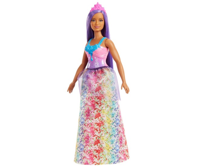 Barbie dreamtopia papusa printesa cu par mov Barbie dreamtopia papusa printesa cu par mov
