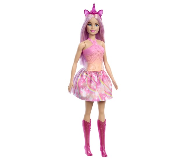 Barbie papusa barbie cu accesorii magice de unicorn Barbie papusa barbie cu accesorii magice de unicorn
