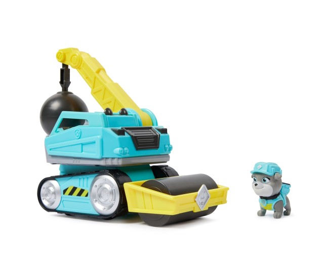 Patrula catelusilor rubble and crew motor si tractorul cu bila de demolare Patrula catelusilor rubble and crew motor si tractorul cu bila de demolare