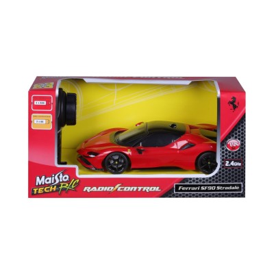 Maisto masinuta cu telecomanda 2.4ghz ferrari sf90 stradale scara 1 la 24
