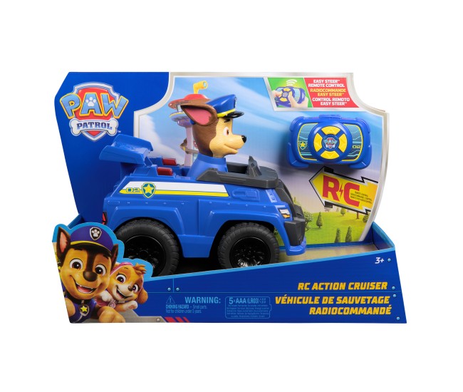 Patrula catelusilor vehicul cu telecomanda action cruiser si figurina chase Patrula catelusilor vehicul cu telecomanda action cruiser si figurina chase