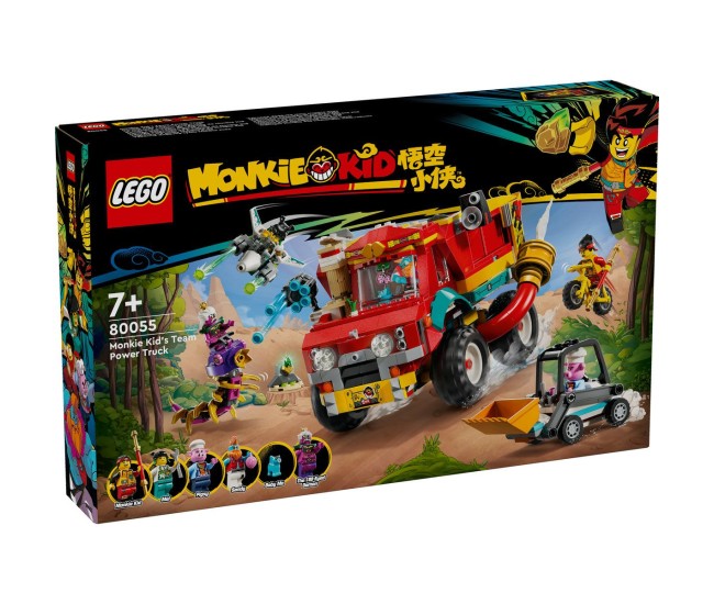 Lego monkie kid camionul electric al echipei lui monkie kid 80055