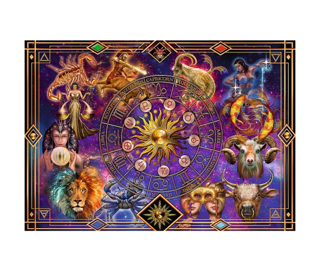 Puzzle trefl spiral 1040 piese semne zodiacale Puzzle trefl spiral 1040 piese semne zodiacale