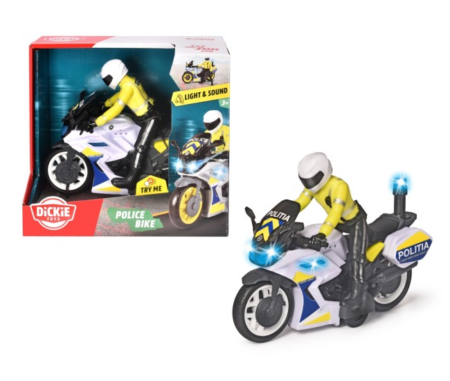 Motocicleta de politie 17cm Motocicleta de politie 17cm