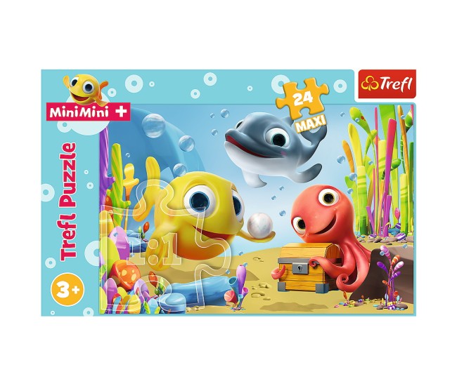 Puzzle trefl 24 maxi pestisorii fericiti Puzzle trefl 24 maxi pestisorii fericiti
