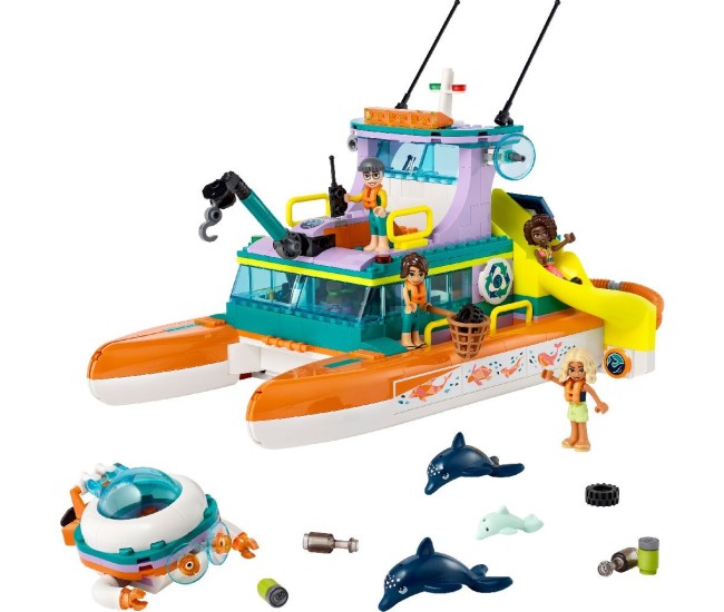 Lego friends barca de salvare pe mare 41734 Lego friends barca de salvare pe mare 41734