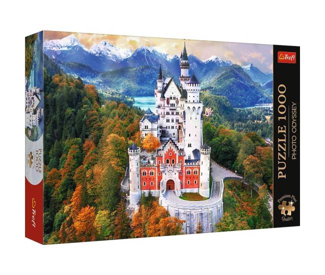 Puzzle trefl 1000 premium plus photo odyssey castelul neuschwanstein germania Puzzle trefl 1000 premium plus photo odyssey castelul neuschwanstein germania