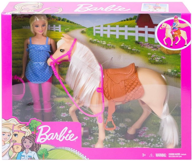 Barbie set papusa cu cal Barbie set papusa cu cal