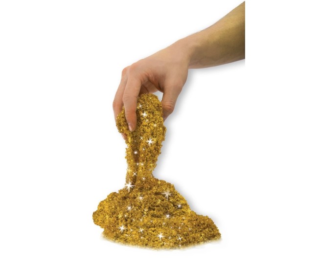 Nisip kinetic metale si minerale stralucitoare auriu Nisip kinetic metale si minerale stralucitoare auriu