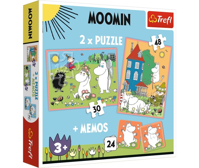 Puzzle trefl 2in1 memo moomin Puzzle trefl 2in1 memo moomin