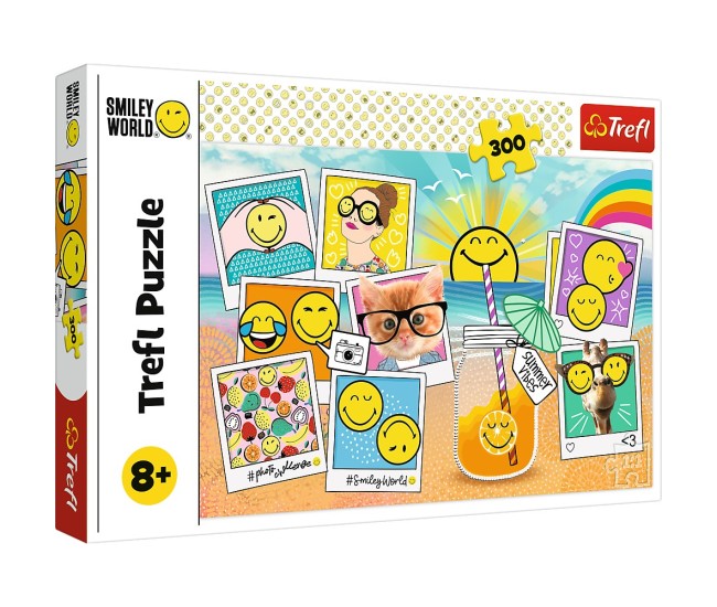 Puzzle trefl 300 zambete din vacanta Puzzle trefl 300 zambete din vacanta