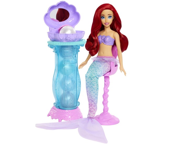 Disney princess papusa ariel si masuta de machiaj cu surprize Disney princess papusa ariel si masuta de machiaj cu surprize
