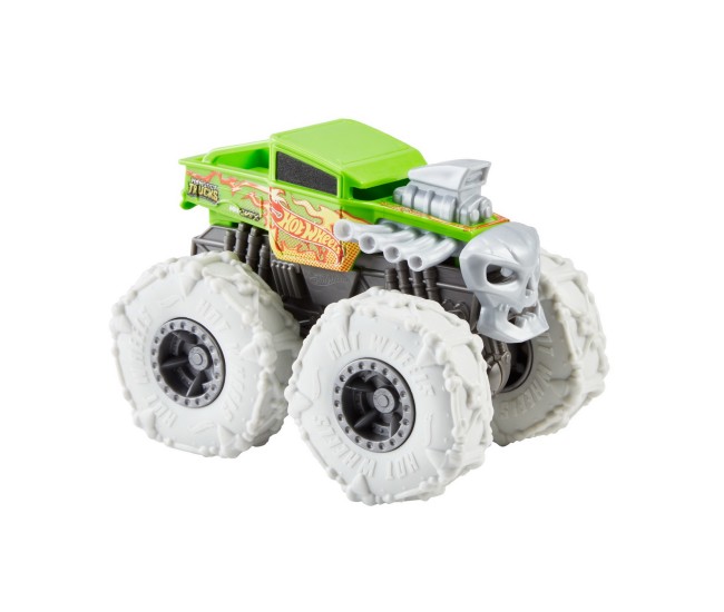 Hot wheels monster truck masinuta twister tredz bone shaker scara 1:43 Hot wheels monster truck masinuta twister tredz bone shaker scara 1:43