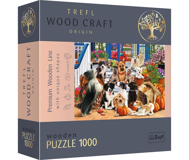 Puzzle trefl din lemn 1000 piese echipa de catei Puzzle trefl din lemn 1000 piese echipa de catei