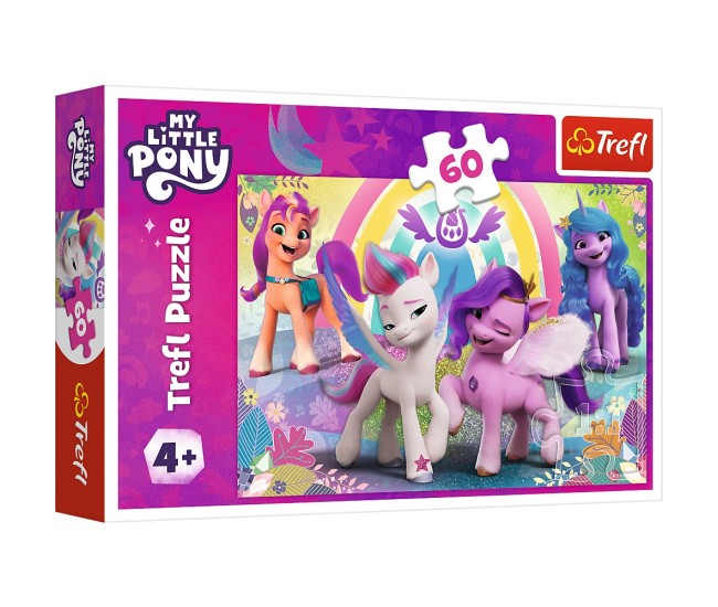 Puzzle trefl 60 my little pony in lumea prieteniilor Puzzle trefl 60 my little pony in lumea prieteniilor