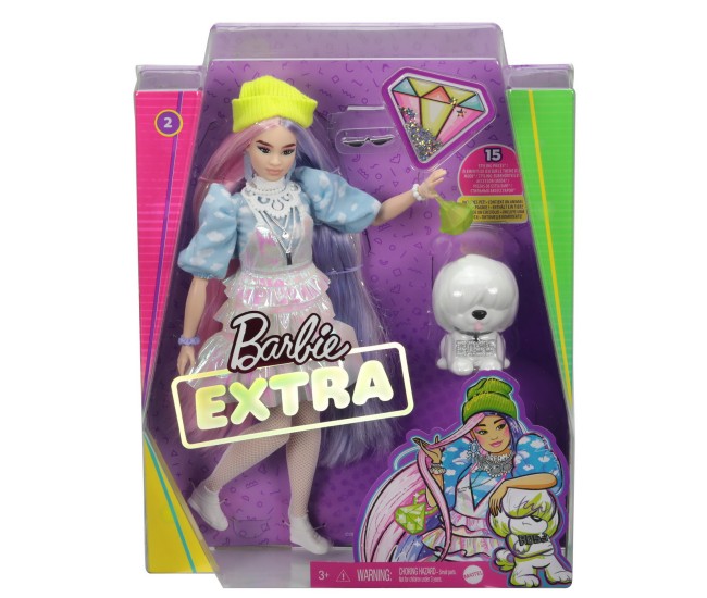 Papusa barbie extra style beanie Papusa barbie extra style beanie