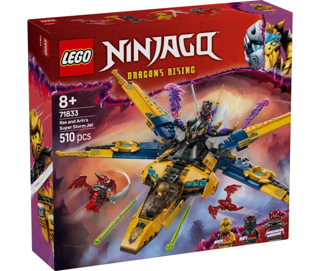 Lego ninjago superavionul cu reactie al lui ras si arin 71833 Lego ninjago superavionul cu reactie al lui ras si arin 71833