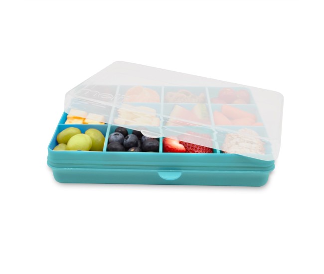 Cutie snack 12 compartimente, melii, blue Cutie snack 12 compartimente, melii, blue