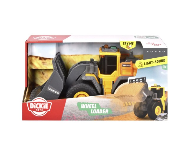 Dickie excavator volvo cu sunete si lumini Dickie excavator volvo cu sunete si lumini