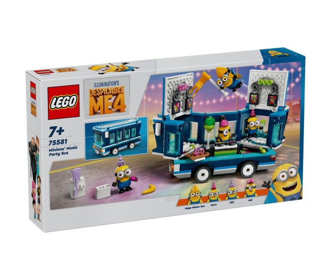 Lego despicable me4 autobuzul de petrecere al minionilor 75581 Lego despicable me4 autobuzul de petrecere al minionilor 75581