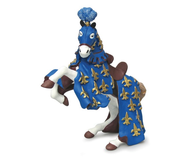 Papo figurina calul printului filip albastru Papo figurina calul printului filip albastru