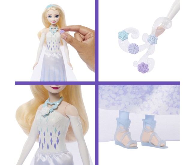 Disney frozen jewel reveal papusa elsa