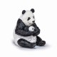 Papo figurina urs panda sezand cu pui in brate Papo figurina urs panda sezand cu pui in brate