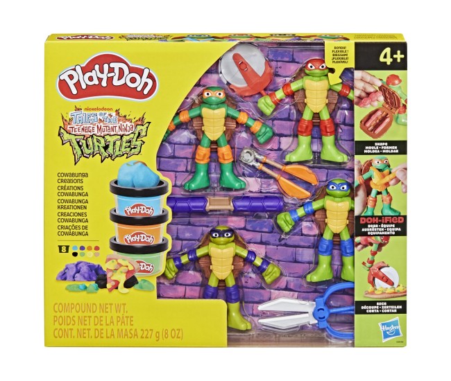 Play doh povestiri cu testoase ninja adolescente mutante set plastelina creatii cowabunga Play doh povestiri cu testoase ninja adolescente mutante set plastelina creatii cowabunga