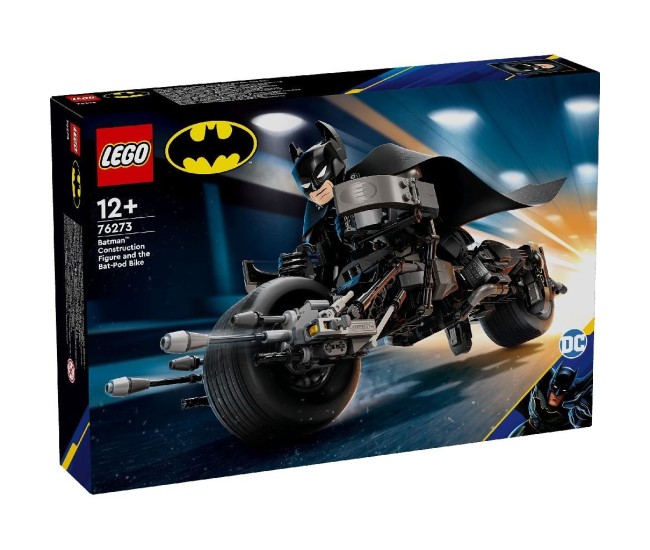 Lego super heroes figurina de constructie batman si motocicleta bat-pod 76273 Lego super heroes figurina de constructie batman si motocicleta bat-pod 76273